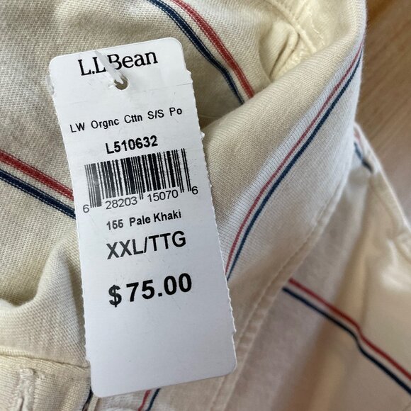 L.L. Bean Organic Cotton Polo Shirt - Picture 4 of 7